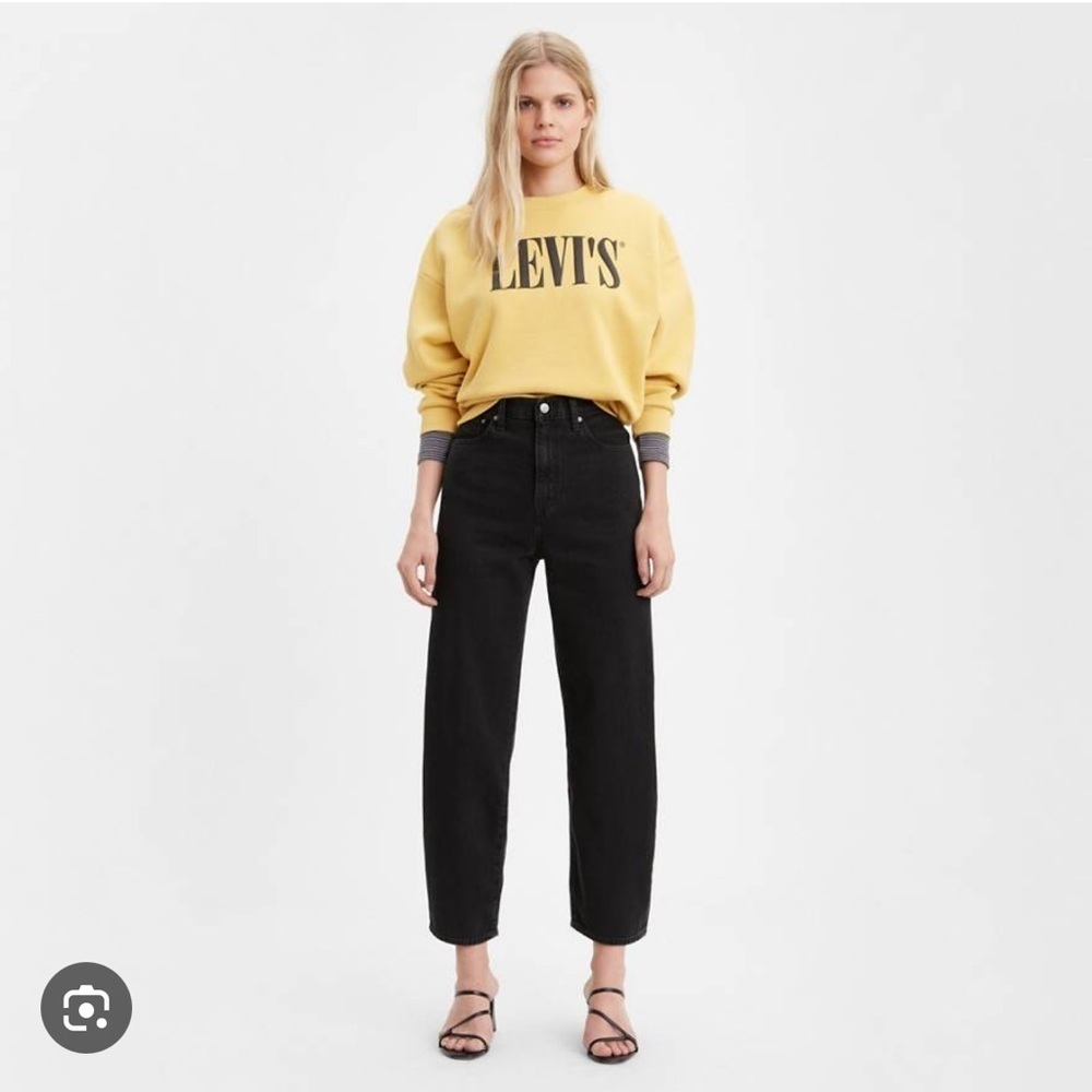 Levi’s Balloon Leg Black Jeans Sz 25